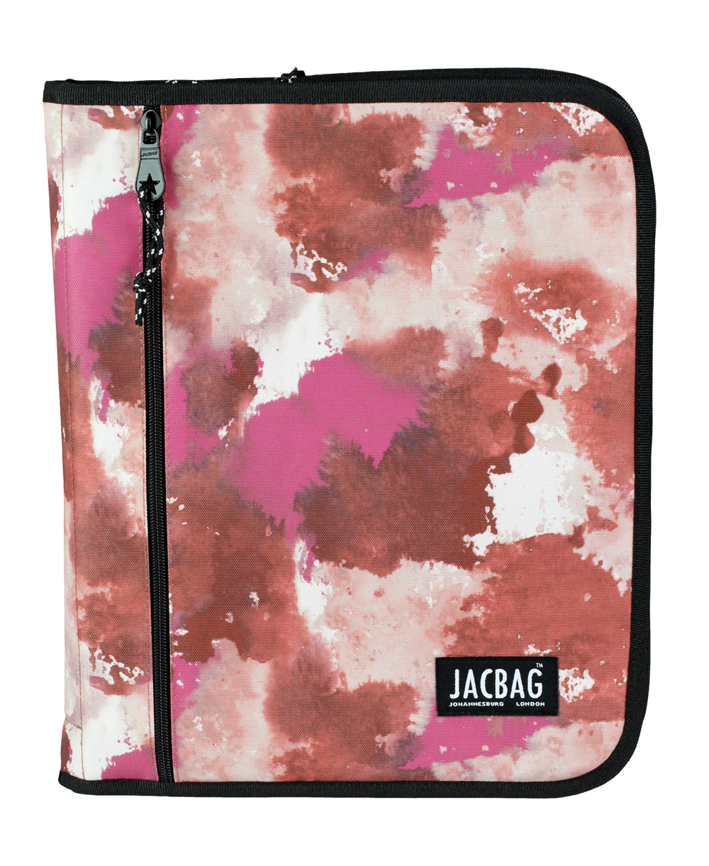 Jacbag OrganiZip-Fermuarlı Dosya Çanta A4 Organizer Dosya-Pembe Bulut