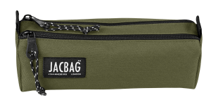 Jacbag Dual Prıme-Çift Bölmeli Üçgen Tip Kalem Kutusu Dual Prime-Haki