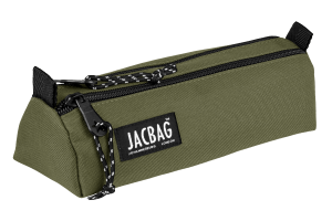 Jacbag Dual Prıme-Çift Bölmeli Üçgen Tip Kalem Kutusu Dual Prime-Haki
