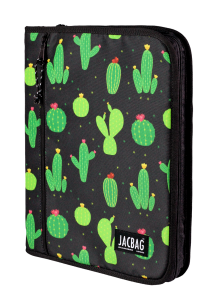Jacbag OrganiZip-Fermuarlı Dosya Çanta A4 Organizer Dosya-Kaktüs