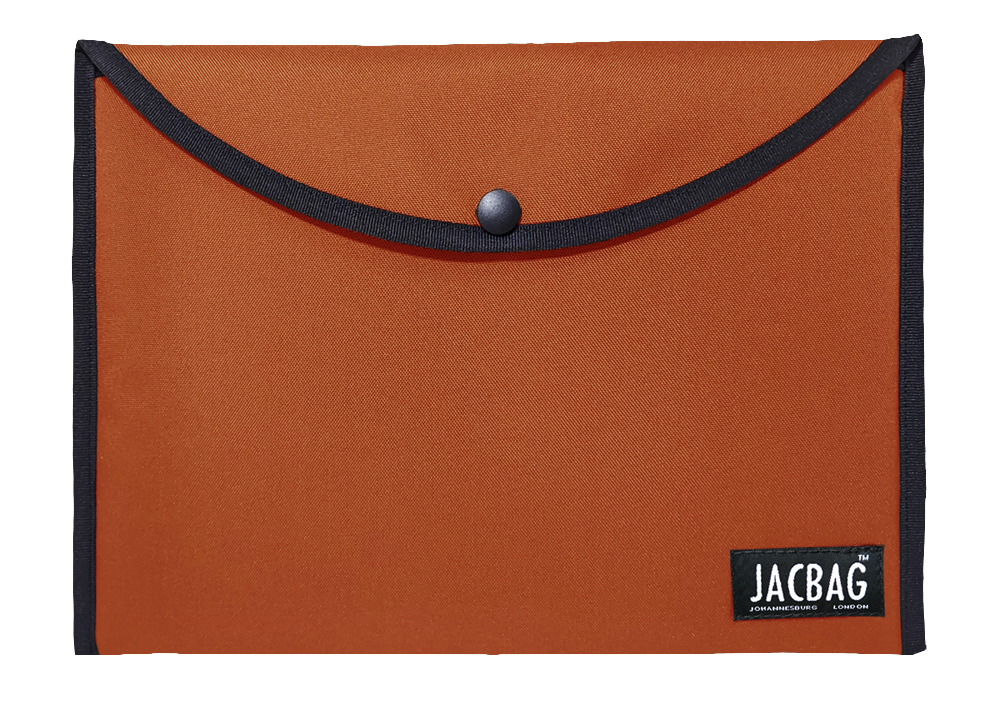 Jacbag Çıtçıtlı Dosya  Çanta  A4 Çıtçıtlı Dosya-Kiremit