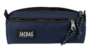 Jacbag Dual Prıme-Çift Bölmeli Üçgen Tip Kalem Kutusu Dual Prime-Lacivert