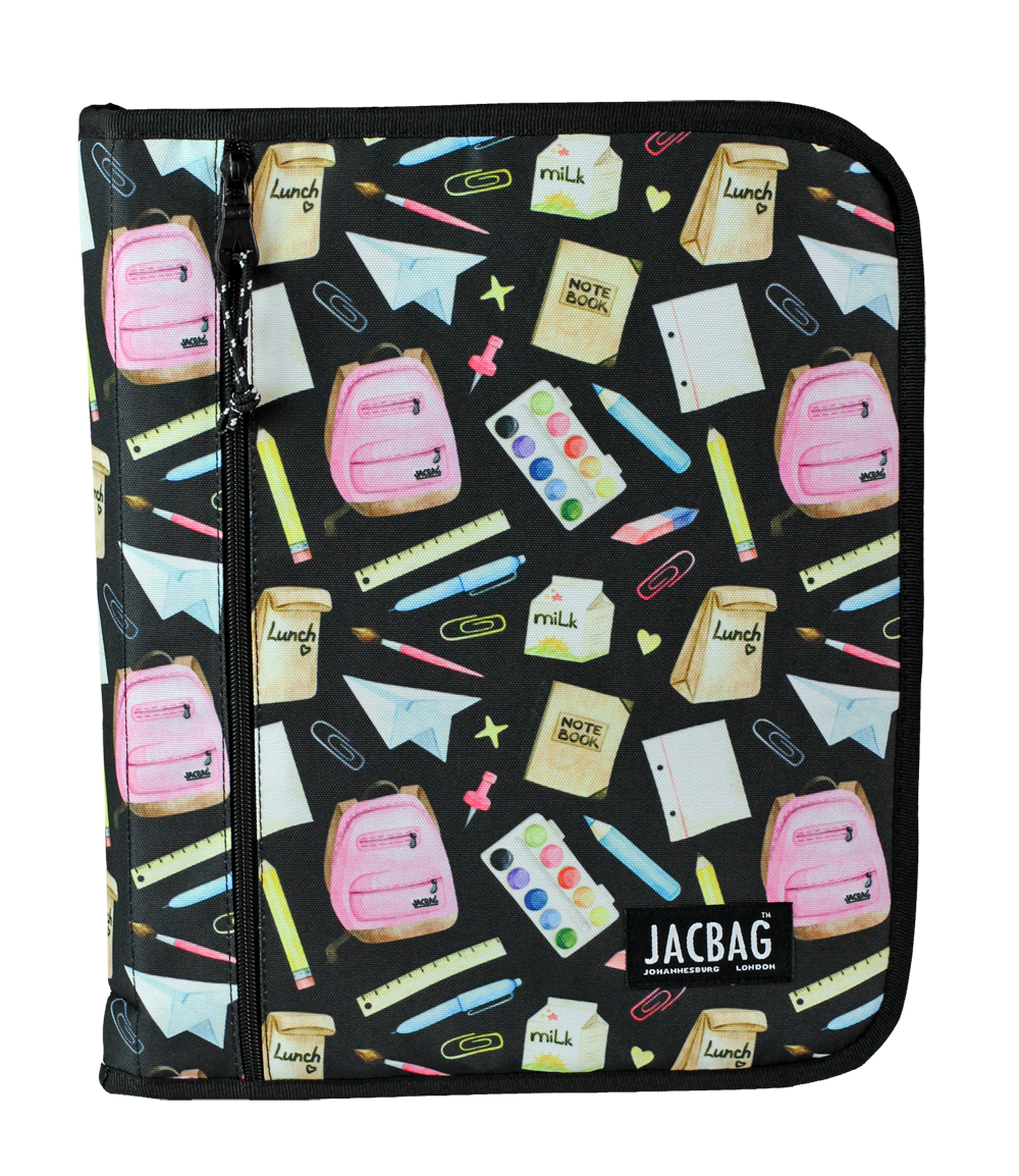 Jacbag OrganiZip-Fermuarlı Dosya Çanta A4 Organizer Dosya-Pastel Pop
