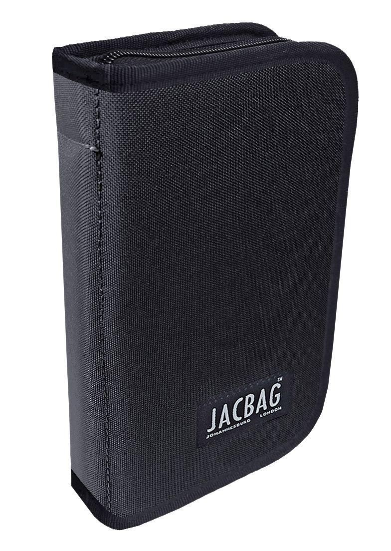 Jacbag Cover -Sert Kapaklı Lastikli Kalem Kutusu Cover-Siyah