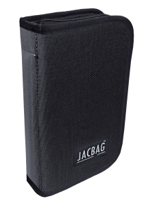 Jacbag Cover -Sert Kapaklı Lastikli Kalem Kutusu Cover-Siyah