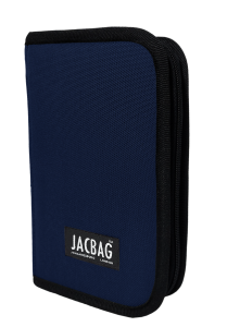 Jacbag Cover -Sert Kapaklı Lastikli Kalem Kutusu Cover-Lacivert