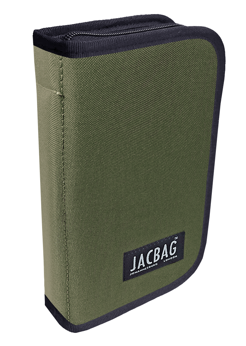 Jacbag Cover -Sert Kapaklı Lastikli Kalem Kutusu Cover-Haki