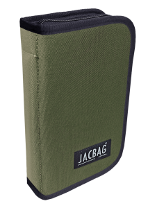 Jacbag Cover -Sert Kapaklı Lastikli Kalem Kutusu Cover-Haki