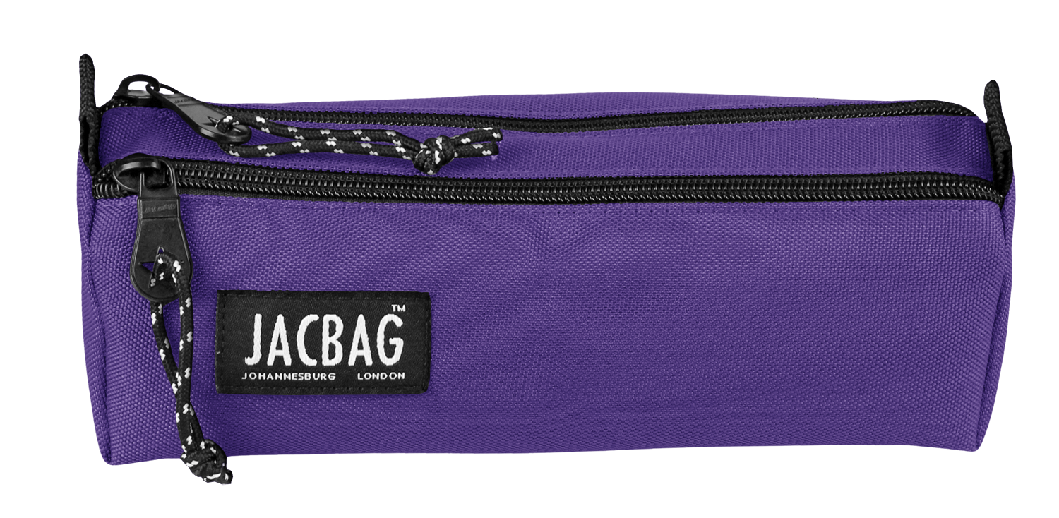 Jacbag Dual Prıme-Çift Bölmeli Üçgen Tip Kalem Kutusu Dual Prime-Mor