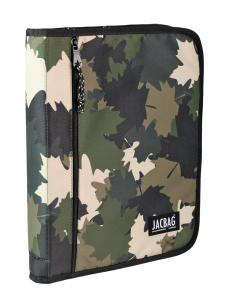 Jacbag OrganiZip-Fermuarlı Dosya Çanta A4 Organizer Dosya-Haki Camoflora
