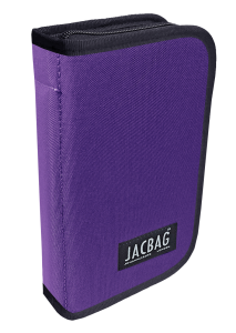 Jacbag Cover -Sert Kapaklı Lastikli Kalem Kutusu Cover-Mor