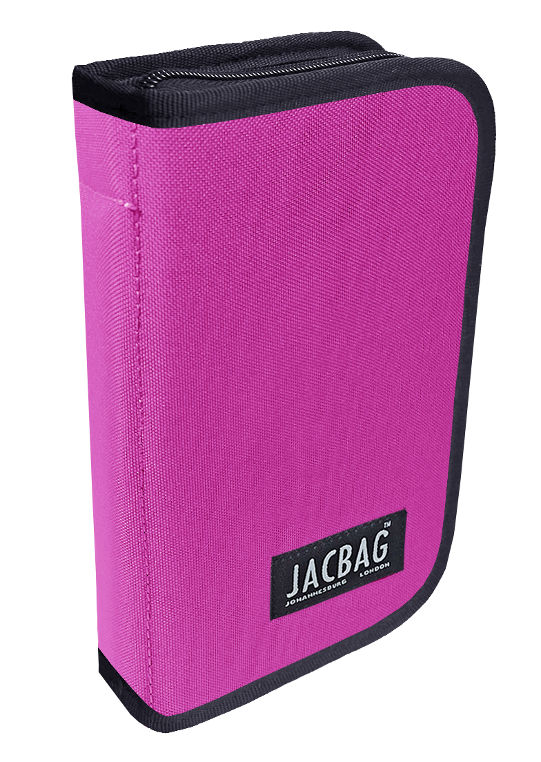 Jacbag Cover -Sert Kapaklı Lastikli Kalem Kutusu Cover-Pembe