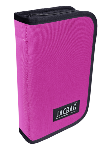Jacbag Cover -Sert Kapaklı Lastikli Kalem Kutusu Cover-Pembe