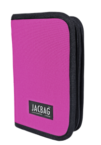 Jacbag Cover -Sert Kapaklı Lastikli Kalem Kutusu Cover-Pembe