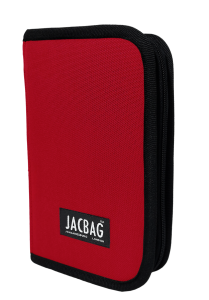 Jacbag Cover -Sert Kapaklı Lastikli Kalem Kutusu Cover-Kırmızı