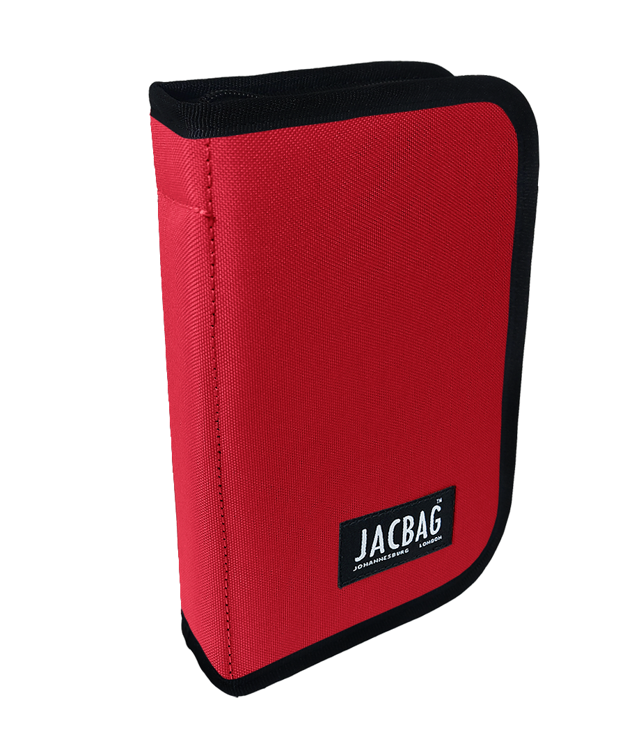 Jacbag Cover -Sert Kapaklı Lastikli Kalem Kutusu Cover-Kırmızı