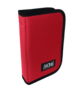 Jacbag Cover -Sert Kapaklı Lastikli Kalem Kutusu Cover-Kırmızı