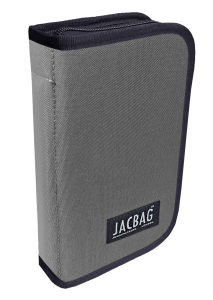 Jacbag Cover -Sert Kapaklı Lastikli Kalem Kutusu Cover-Gri