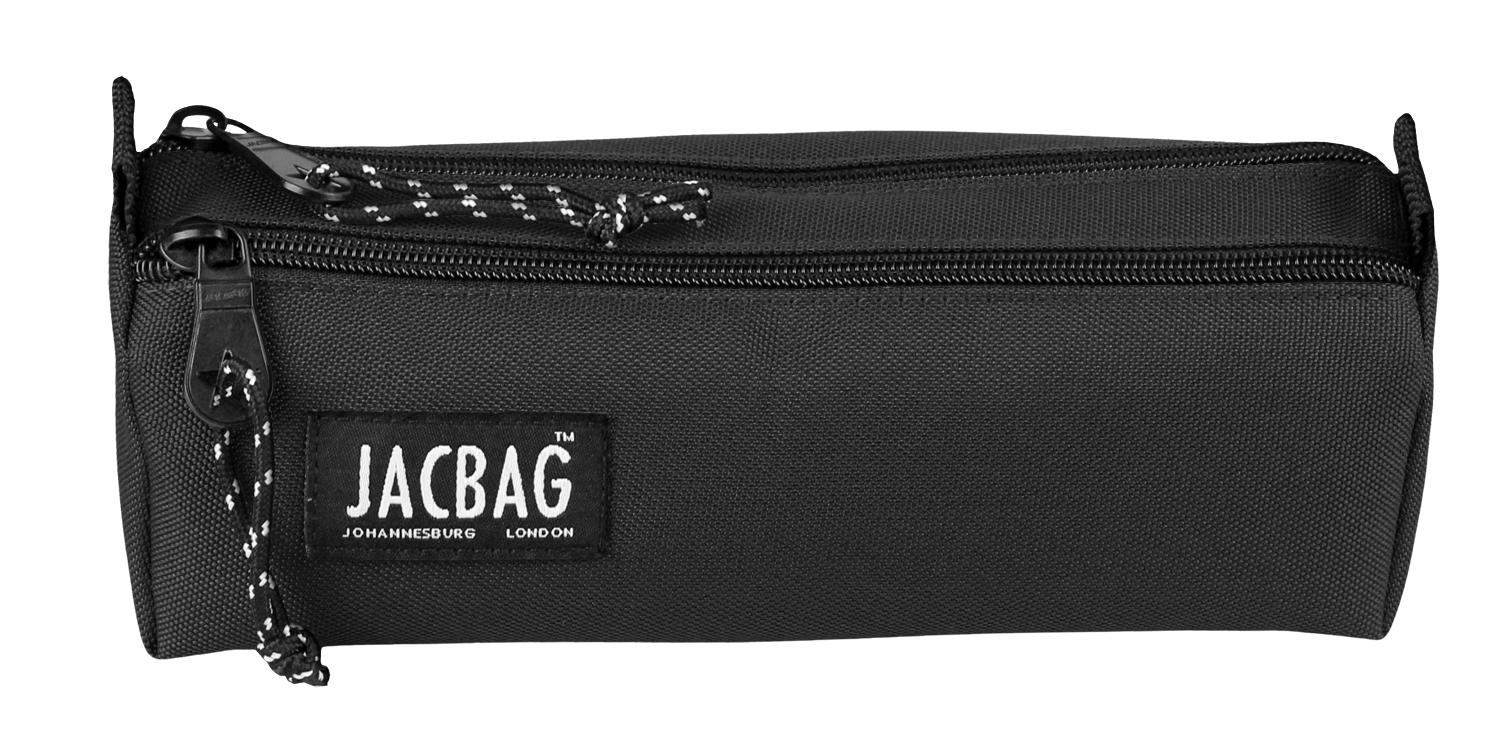 Jacbag Dual Prıme-Çift Bölmeli Üçgen Tip Kalem Kutusu Dual Prime-Siyah