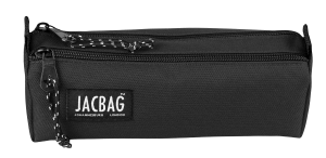 Jacbag Dual Prıme-Çift Bölmeli Üçgen Tip Kalem Kutusu Dual Prime-Siyah