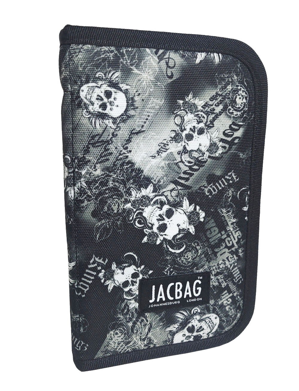Jacbag Cover -Sert Kapaklı Lastikli Kalem Kutusu Cover-Kurukafa