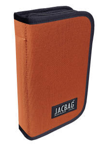 Jacbag Cover -Sert Kapaklı Lastikli Kalem Kutusu Cover-Kiremit