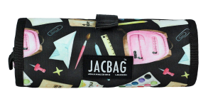 Jacbag Senior -Sanatsal Rulo Kalem Çantası Senior-Pastel Pop