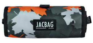 Jacbag Senior -Sanatsal Rulo Kalem Çantası Senior-Turuncu Camoflora 