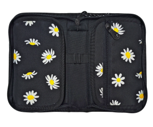 Jacbag Cover -Sert Kapaklı Lastikli Kalem Kutusu Cover-Papatya