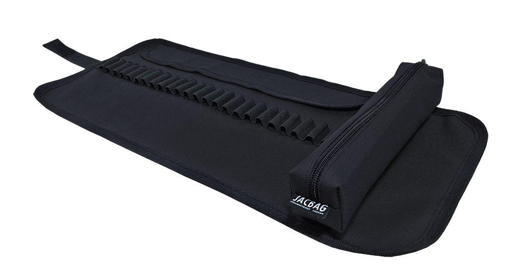 Jacbag Senior -Sanatsal Rulo Kalem Çantası Senior-Siyah