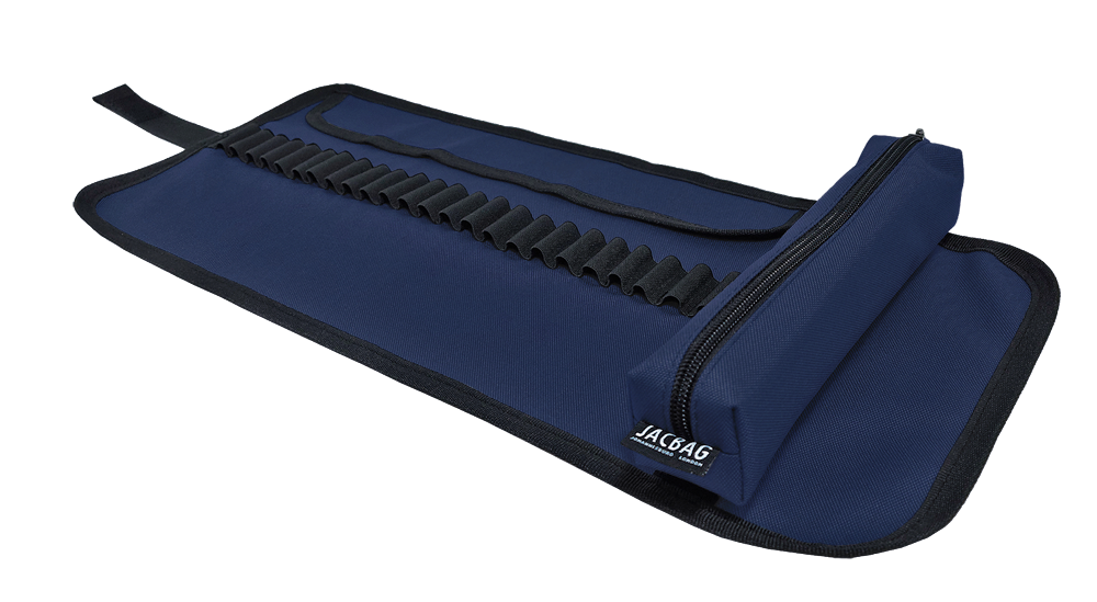 Jacbag Senior -Sanatsal Rulo Kalem Çantası Senior-Lacivert