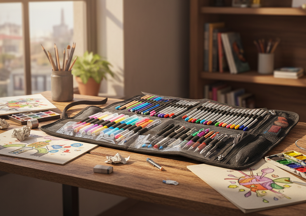 Jacbag Senior XL 60 Lastikli Rulo Kalem Çantası