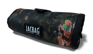 Jacbag Senior -Sanatsal Rulo Kalem Çantası Senior-Yeşil Yapraklı