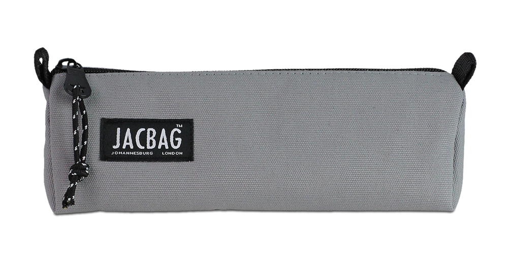 Jacbag Prıme Pencil Case-Üçgen Tip Kalemkutu Prime-Gri Kanvas