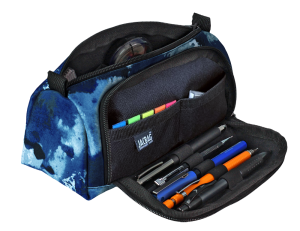 Jacbag Prime XL-Lastik Ayraçlı İki Bölmeli Kalem Kutusu