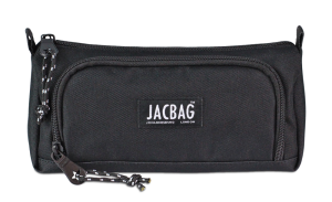 Jacbag Prime XL-Lastik Ayraçlı İki Bölmeli Kalem Kutusu Prime XL-Siyah