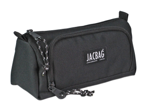 Jacbag Prime XL-Lastik Ayraçlı İki Bölmeli Kalem Kutusu Prime XL-Siyah