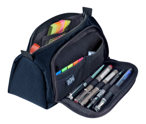 Jacbag Prime XL-Lastik Ayraçlı İki Bölmeli Kalem Kutusu Prime XL-Lacivert