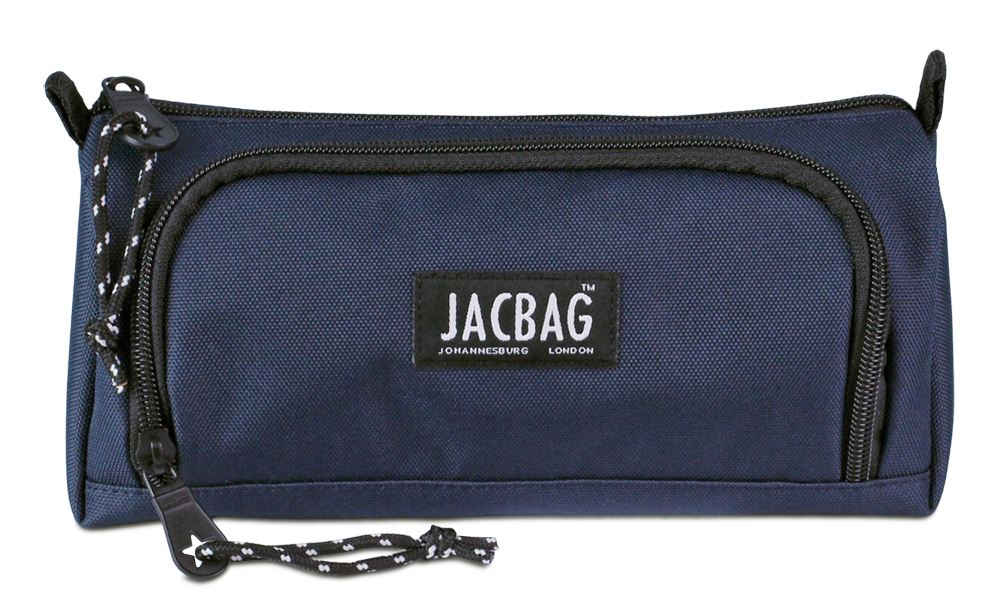 Jacbag Prime XL-Lastik Ayraçlı İki Bölmeli Kalem Kutusu Prime XL-Lacivert