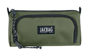 Jacbag Prime XL-Lastik Ayraçlı İki Bölmeli Kalem Kutusu Prime XL-Haki