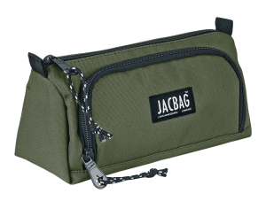Jacbag Prime XL-Lastik Ayraçlı İki Bölmeli Kalem Kutusu Prime XL-Haki