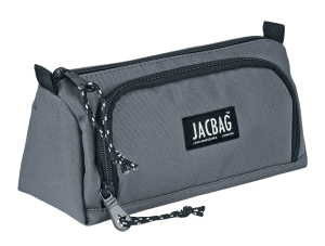 Jacbag Prime XL-Lastik Ayraçlı İki Bölmeli Kalem Kutusu Prime XL-Gri