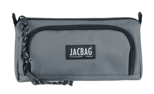 Jacbag Prime XL-Lastik Ayraçlı İki Bölmeli Kalem Kutusu Prime XL-Gri