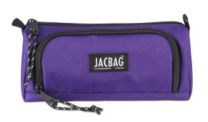 Jacbag Prime XL-Lastik Ayraçlı İki Bölmeli Kalem Kutusu Prime XL-Mor