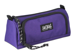 Jacbag Prime XL-Lastik Ayraçlı İki Bölmeli Kalem Kutusu Prime XL-Mor