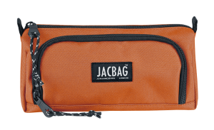 Jacbag Prime XL-Lastik Ayraçlı İki Bölmeli Kalem Kutusu Prime XL-Kiremit