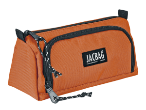 Jacbag Prime XL-Lastik Ayraçlı İki Bölmeli Kalem Kutusu Prime XL-Kiremit