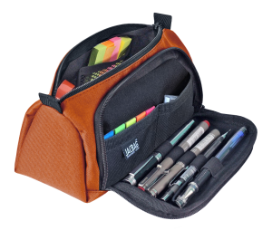 Jacbag Prime XL-Lastik Ayraçlı İki Bölmeli Kalem Kutusu Prime XL-Kiremit