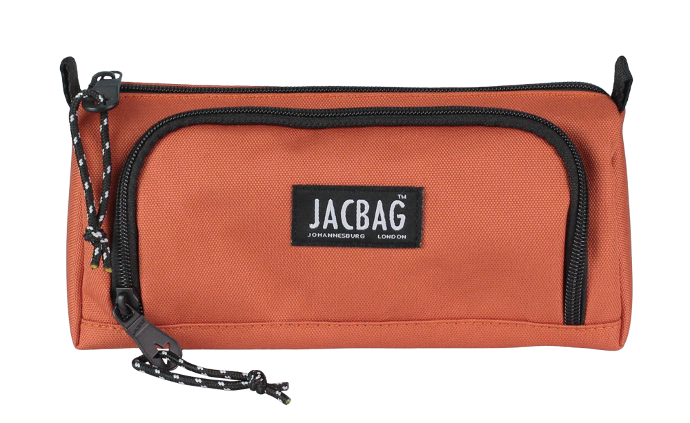 Jacbag Prime XL-Lastik Ayraçlı İki Bölmeli Kalem Kutusu Prime XL-Kiremit