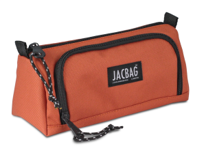 Jacbag Prime XL-Lastik Ayraçlı İki Bölmeli Kalem Kutusu Prime XL-Kiremit
